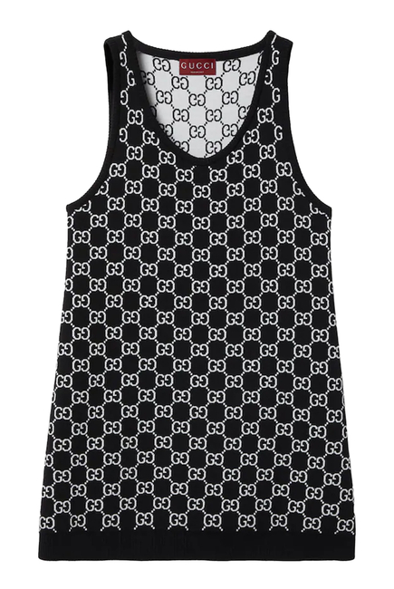 GG Wool Jacquard Mini Dress