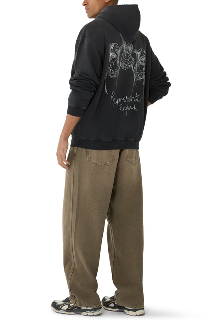 Hand-Drawn Thoroughbred Hoodie