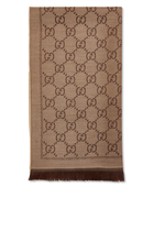 Wool GG Jacquard Scarf