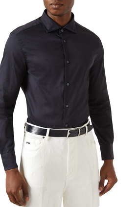 Leather Logo Belt