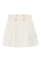 Kids Short Buttoned Skirt