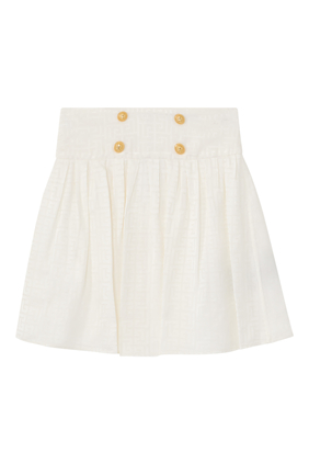 Kids Short Buttoned Skirt