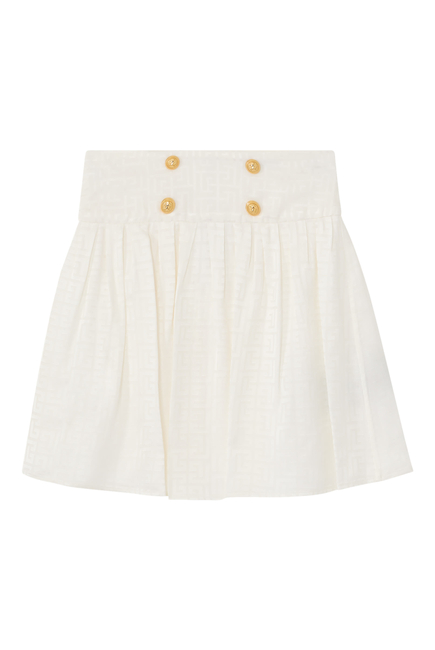 Kids Short Buttoned Skirt