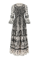 Adeline Round Neck Ankle Gown