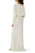 Satin Layered Gown