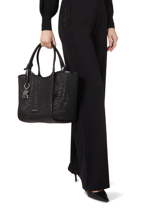 Raffia Shopping Tote Bag