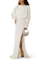 Satin Layered Gown