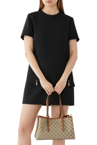 GG Emblem Small Tote Bag