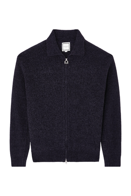 Zip-Through Knit Jacket