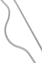 Cuban Chain Necklace, Sterling Silver