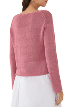 Italian Coated Cotton-Blend Sweater 