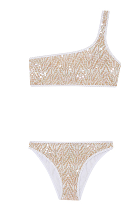 Zig Zag One Shoulder Bikini 
