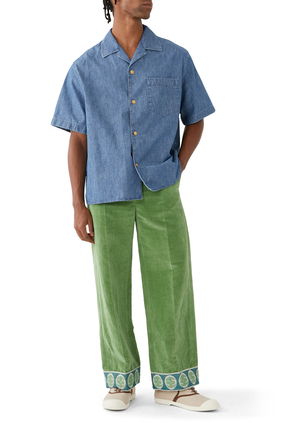 Denim Bowling Shirt