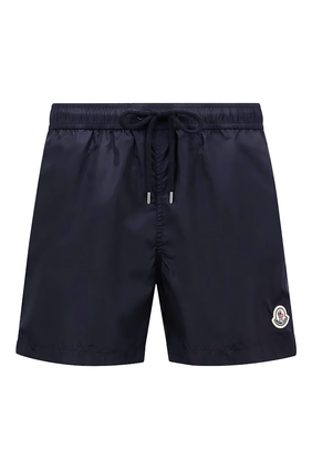 Logo Patch Swim Shorts