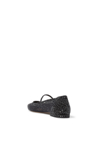 Rania Suede Organza Ballerinas