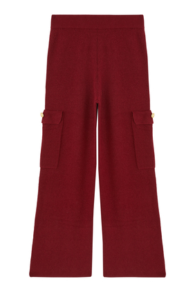 Cargo Pants with Button Detail