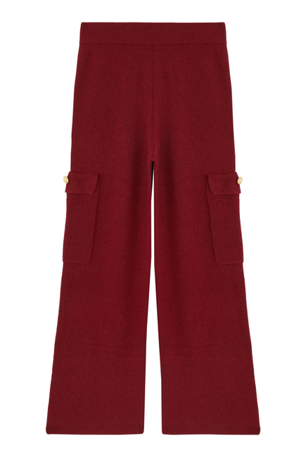 Cargo Pants with Button Detail