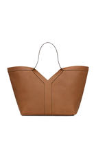 Leather Y Tote