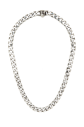 Thick Necklace Skull Clasp