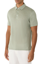 Linen Polo Shirt