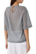Sheer Wool Gauze Easy T-Shirt