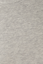 Circular Fine Rib T-Shirt Tank 