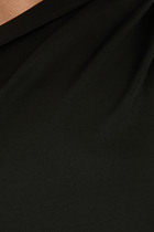 Slash Neck Jersey Top