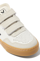 Kids V-90 Leather Sneakers