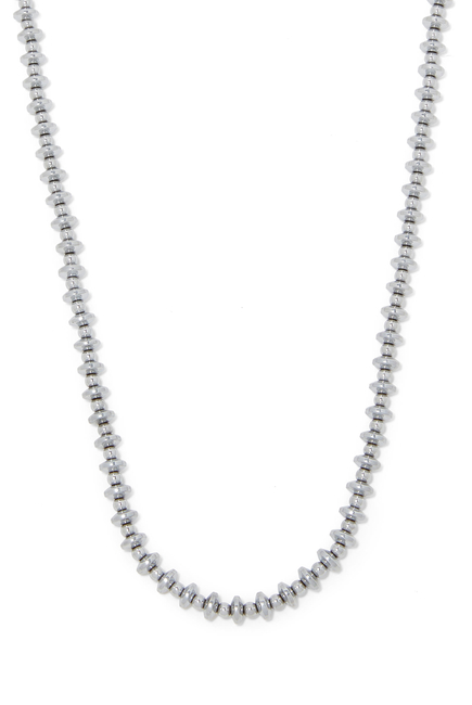 Hematite Roundel Necklace