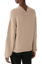 V-Neck Yoke Detail Jumper