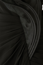 Draped Ruffle Gown 