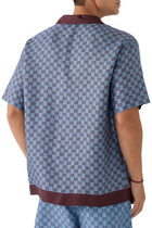 Printed Silk Twill Shirt