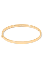 Interstellar Hinged Bangle, 18k Recycled Gold Vermeil on Recycled Sterling Silver & Cubic Zirconia