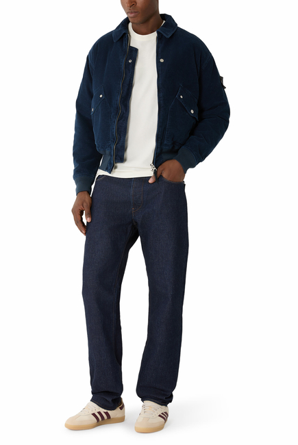  Denim Bomber Jacket