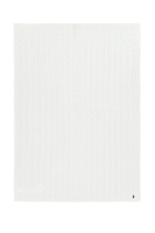 Cable-Knit Cotton Baby Blanket