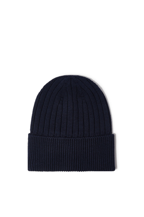 Rib Knit Wool Hat