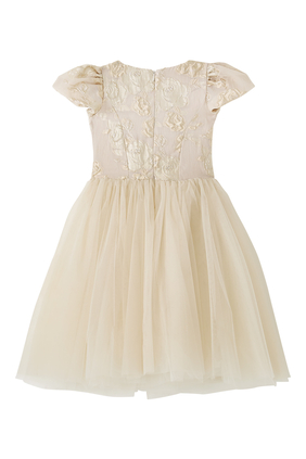 Princesse Jacquard Roses Dress