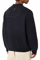 Zip-Through Knit Jacket