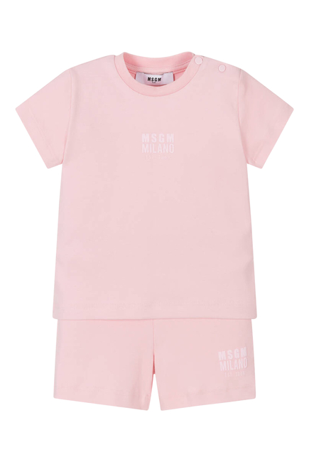 Kids Logo T-Shirt and Shorts Set