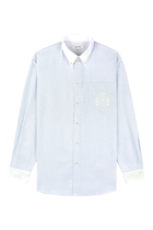 H&W Crest Oversized Oxford Shirt