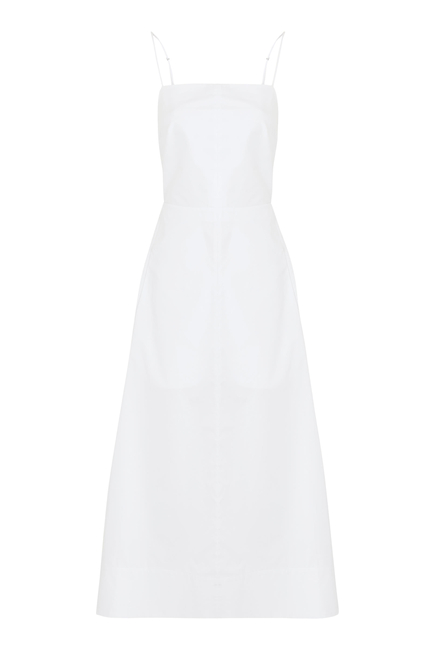Eco Poplin Strappy Dress
