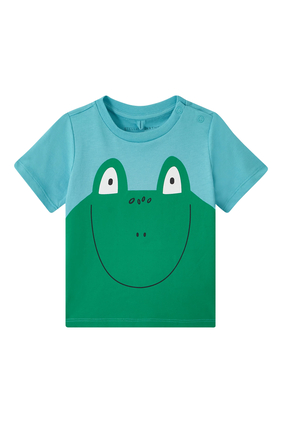 Kids Frog-Print T-Shirt