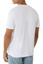 Chest Pocket Cotton Jersey Crewneck T-Shirt