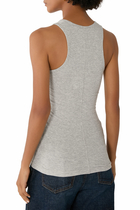 Circular Fine Rib T-Shirt Tank 