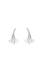 Psychedeliah Earrings, 18k White Gold & Diamonds