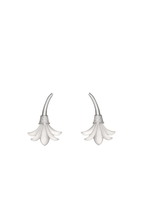Psychedeliah Earrings, 18k White Gold & Diamonds