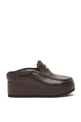 Sneak-Elyse Platform Loafer Slippers