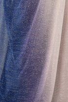 Cape Gown in Metallic Voile