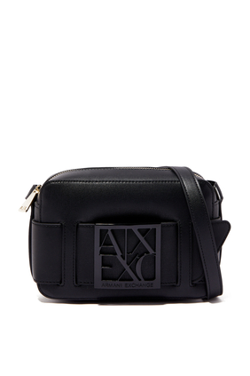 Logo Plaque Crossbody Bag
