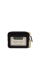 Leather Zip Card Case